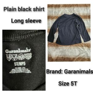 Size 5 Girls Long Sleeve T-shirt